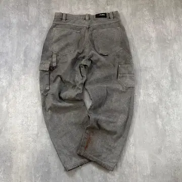 Z170 [ W38 초와이드 ] B계 FUBU 페인터 데님 팬츠 아카이브