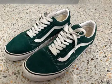 Vans 그린 스웨이드 스니커즈