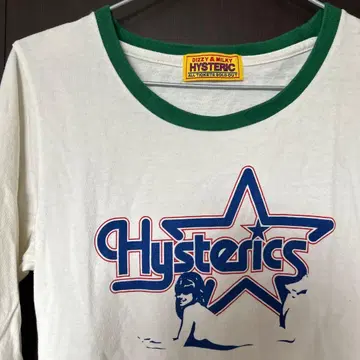 hysteric glamour 래글런 롱 슬리브 티셔츠