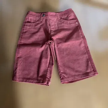 폭스파이어 코듀로이 하프 팬츠 크림슨 컬러