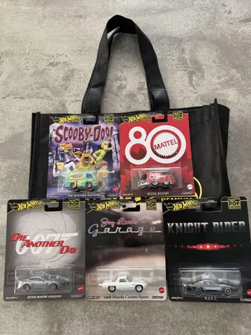 핫휠 미니카 5대 세트 토트백 포함