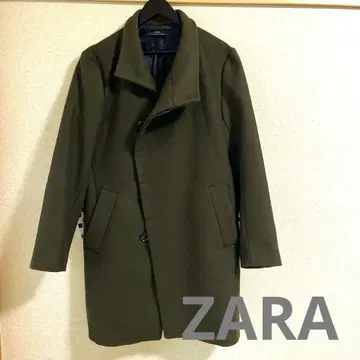 [ ZARA ] 남성용 모스그린 코트
