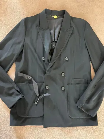 Sunsea 블랙 테일러드 자켓 사이즈 2