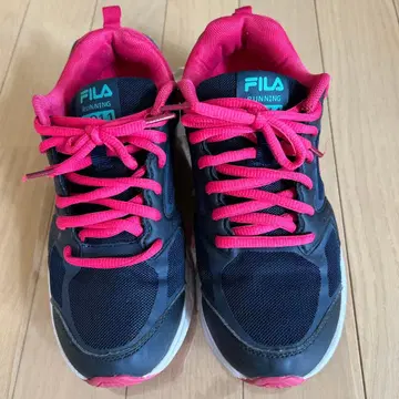 FILA 러닝화 네이비/핑크