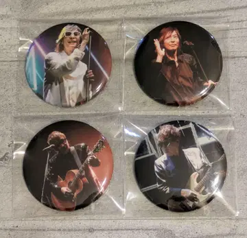 TM NETWORK 캔뱃지 가챠 회장 한정 4개 세트 1