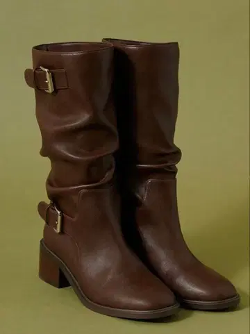 [ 미사용 새상품 ] SNIDEL 스나이델 루즈 버클 숏부츠