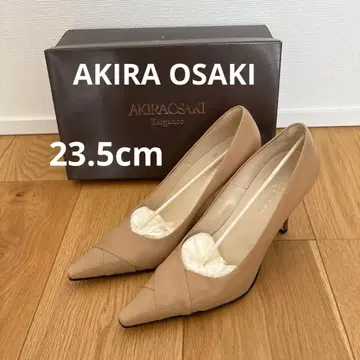 AKIRA OSAKI 베이지 펌프스 23.5cm