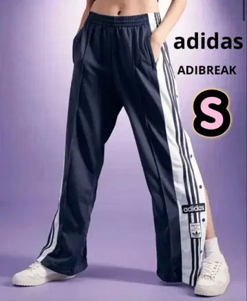 미사용 새상품 adidas 스냅 버튼 팬츠 네이비