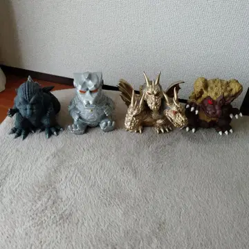 고질라 피규어 세트 진좌수 킹 기도라 킹 시사 메카고질라