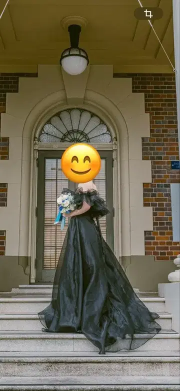 오프숄더 블랙 롱 드레스