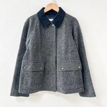 MACKINTOSHPHILOSOPHY 히트 트위드 자켓 그레이