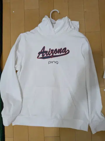 [ 새상품급 ] PING 여성용 후드티 Arizona 화이트 골프웨어