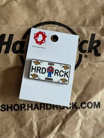 HRDROCK 2025 OSAKA 핀 배지 미야쿠미야쿠 콜라보 완판템