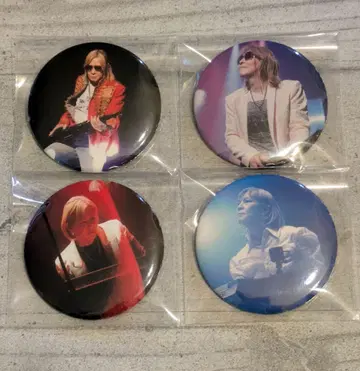 TM NETWORK 캔뱃지 가챠 회장 한정 4개 세트 3