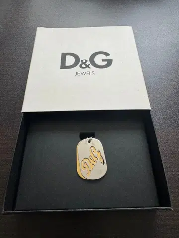 D&G 도그태그 목걸이
