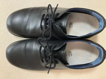 블랙 가죽 드레스 슈즈 43