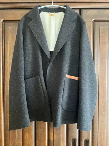 SUNSEA CUT OFF MELTON JACKET