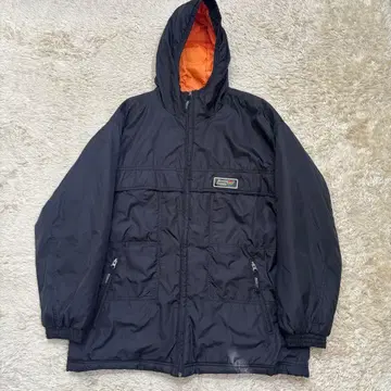 레어 Benetton Formula 1 충전솜 나일론 후드티 블랙 L