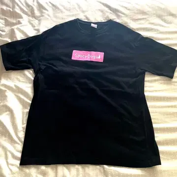 Saucy Dog T셔츠 블랙 M 사이즈
