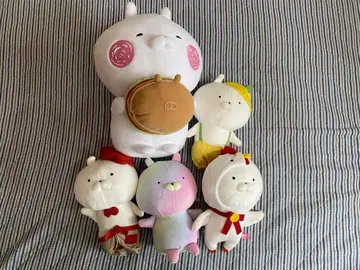 [가격 협상 OK] 우사마루 봉제 인형 캐릭터 5체 세트