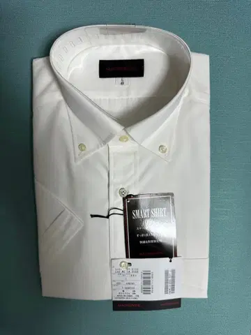 MACKENZIE SMART SHIRT 화이트 반팔 L