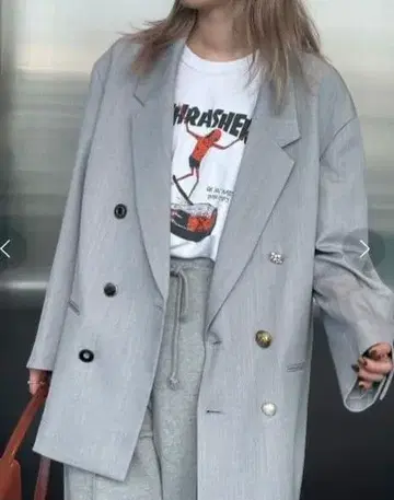 EMBELLISH BUTTON PAPA TW JACKET S 사이즈