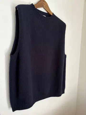 MORRIS & SONS 네이비 니트 베스트 모리스앤선 영국제