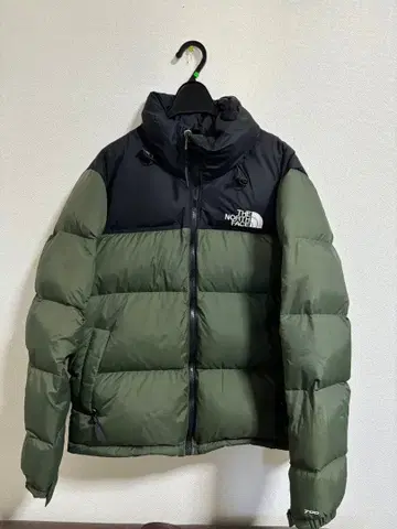 THE NORTH FACE 다운 자켓 카키 US 기획