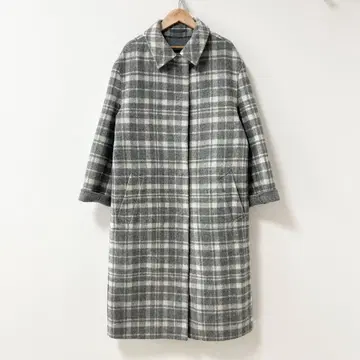 MACKINTOSH LONDON 하우스 체크 리버 코트 리버서블