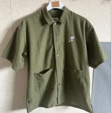 [ 선착순 ] TENBOX 10 PLAID PATTERN 반팔 셔츠 M