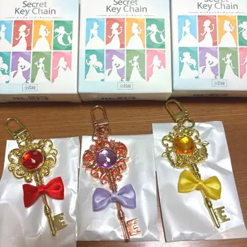디즈니 시크릿 키체인 백설공주 라푼젤 벨 3종 세트