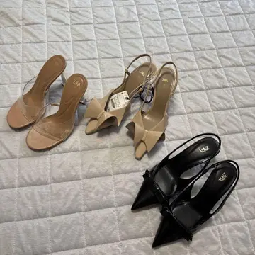 ZARA 샌들 펌프스 3종 세트 사이즈 35