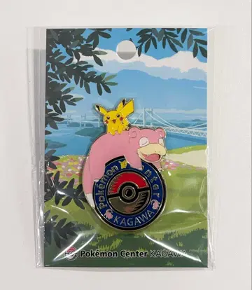 [ 새상품 ] 포켓몬 센터 카가와 야돈 피카츄 로고핀즈 카가와 한정판