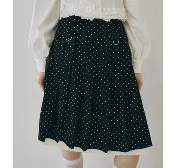 idem 이뎀 레이어드 미디움 플리츠 스커트