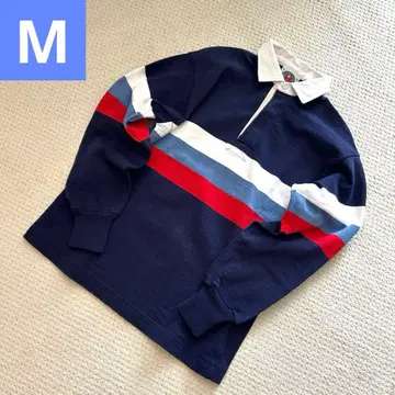 새상품급 바바리안 긴팔 라거 셔츠 보더 캐나다제 네이비 M