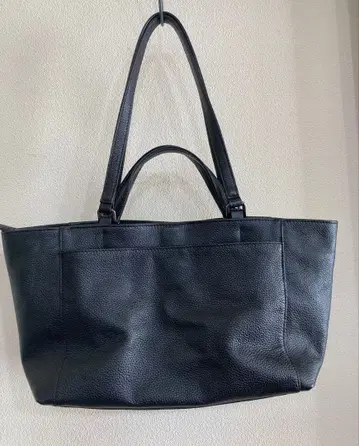 ear PAPILLONNER 천연 가죽 2핸들 토트백 새상품급