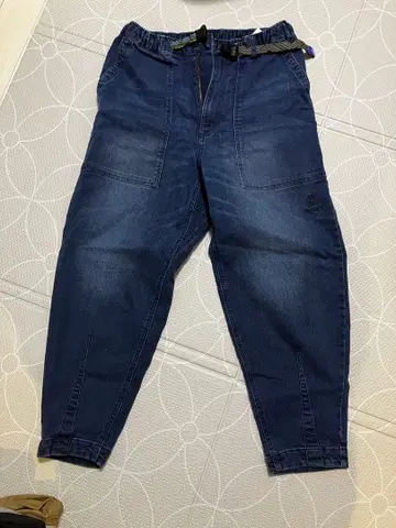 클라이밍 팬츠 GERRY 스트레치 데님 배기 팬츠