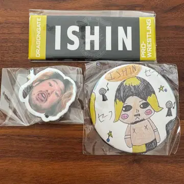 ISHIN 얼굴 핀 캔뱃지