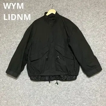 WYM LIDNM 캐주얼 블랙 자켓 프론트 지퍼