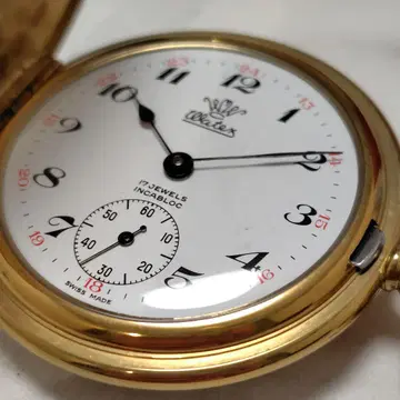 작동 확인 완료 WATEX 와테 회중시계 수동 와인딩 SWISS