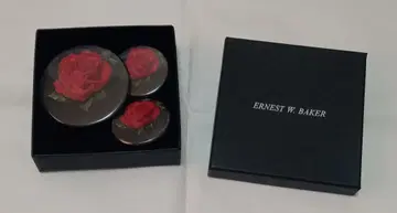 ERNEST W. BAKER ROSE PINS 배지 아네스트 새상품