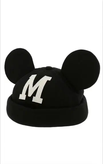 미키 귀도리 모자 블랙