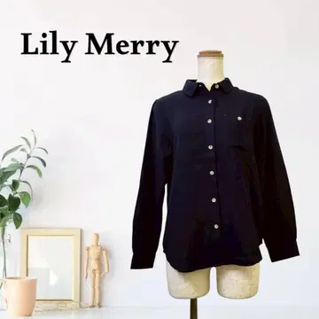 zG470 [ S ] Lily Merry 긴팔 무지 셔츠 워크 이스트