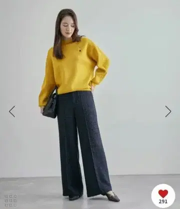 ROPE 빌드넥 화려한 라메 니트