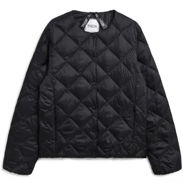 시티 크루넥 다운 자켓 블랙 M 사이즈