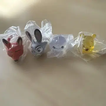 디즈니 패션 반지 주토피아 베이맥스 푸우