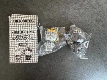 산리오 흑백 걸리시 시크릿 마스코트 참 타이니 참