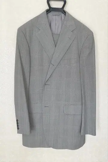 글렌체크 패턴 비즈니스 정장 (뉴요커)