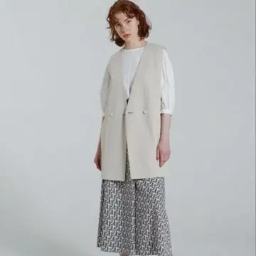 Ballsey 보르지 드라이젠 V넥 베스트 베이지