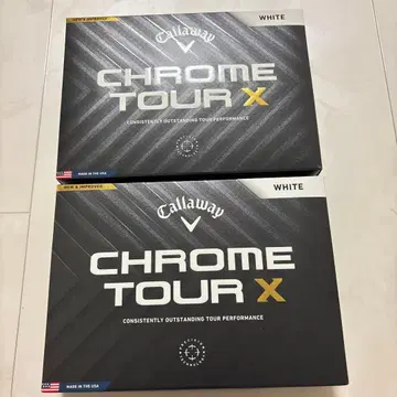캘러웨이 크롬 투어 X 화이트 2더즌
